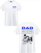 Camiseta Dia Dos Pais - Dad Personalizada Com Foto 