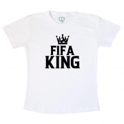 Camiseta Dia dos pais - Fifa King branco