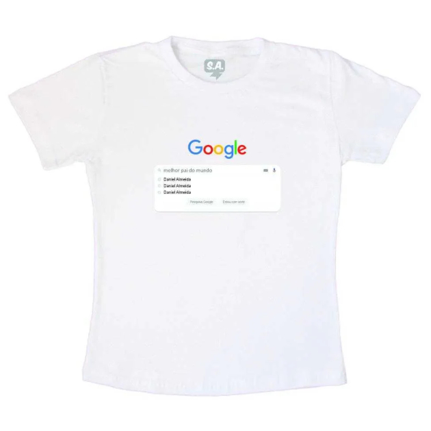 Camiseta Dia dos pais - Google