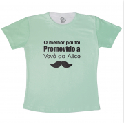 Camiseta Dia dos pais - Promovido a vovô com Nome