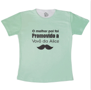 Camiseta Dia dos pais - Promovido a vovô com Nome