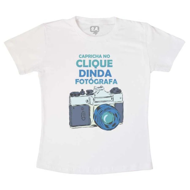 Camiseta Dinda Fotógrafa