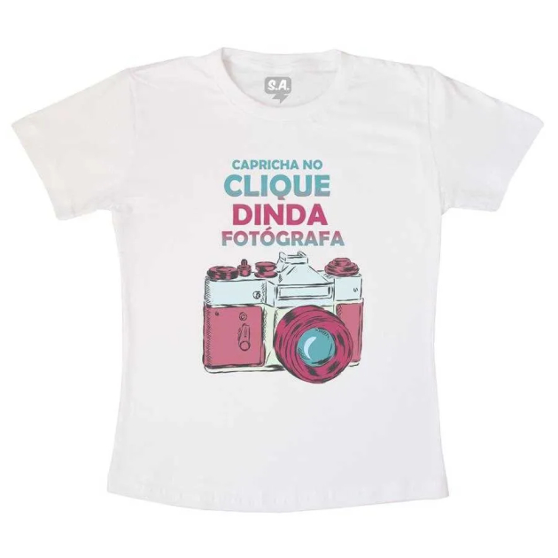 Camiseta Dinda Fotógrafa