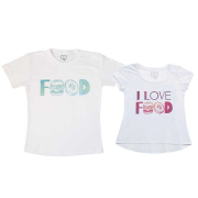 Camiseta E Bata Love Food