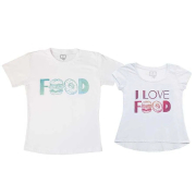 Camiseta E Bata Love Food