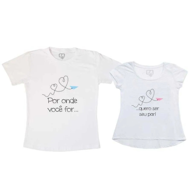 Camiseta E Bata Por Onde For