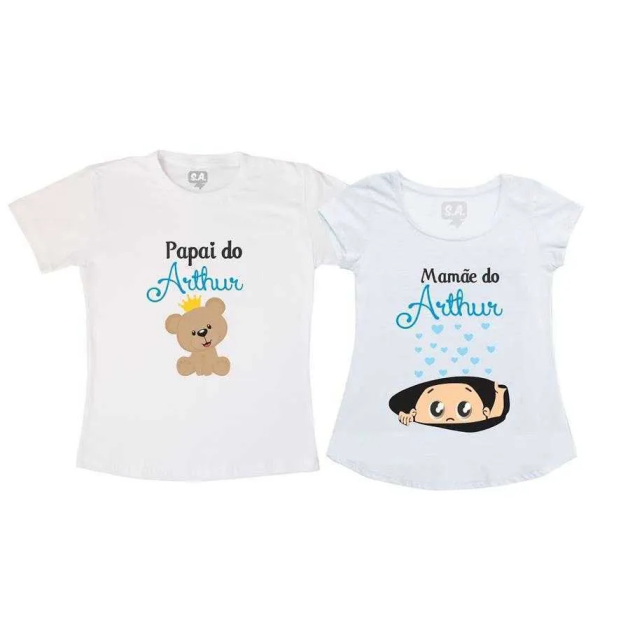 Camiseta E Bata Ursinho