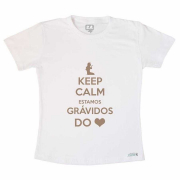 Camiseta Estamos Grávidos do Coração