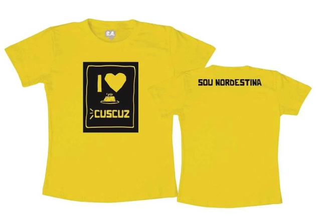 Camiseta Eu <3 Cuscuz 