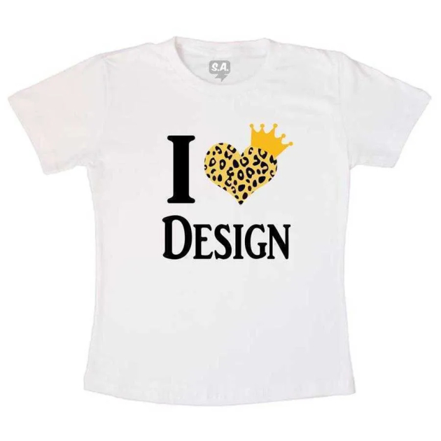 Camiseta Eu Amo Desing