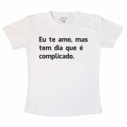 Camiseta Eu Te Amo - Branca