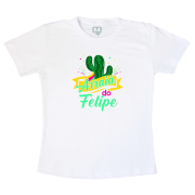 Camiseta festa Junina- Arraiá Com Nome