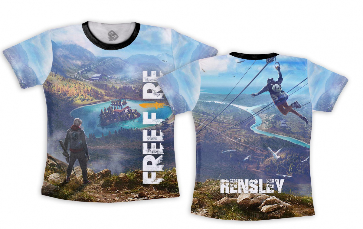 Camiseta Free Fire na Camiseteria S.A.