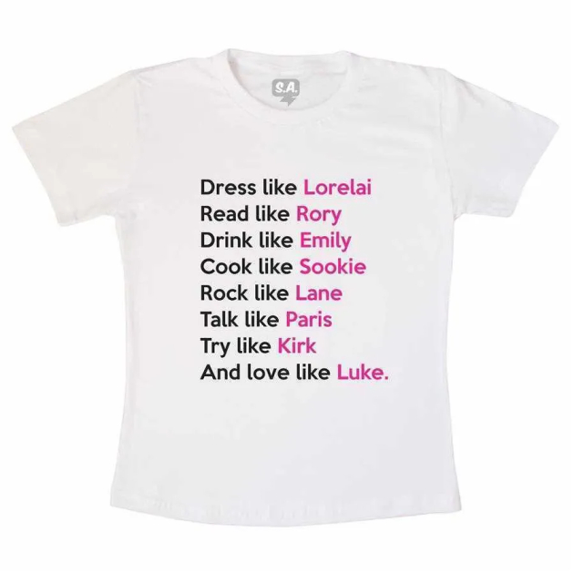 Camiseta Gilmore Girls-Nomes &