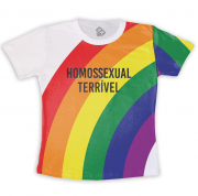 Camiseta Adulta Homossexual Terrível