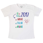 Camiseta Infantil Ano novo