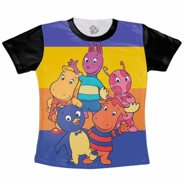 Camiseta infantil Backyardigans