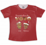 Camiseta Infantil Biscoitinhos Da Vovó