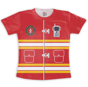 Camiseta Infantil Bombeiro Infantil 