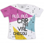 Camiseta Infantil Carnaval Chegou 