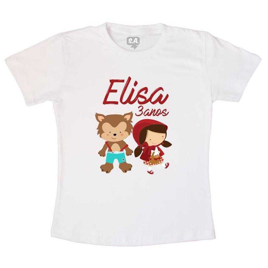 Camiseta Infantil Estampa Super Mário - Tam 3 a 10 Anos Vermelho