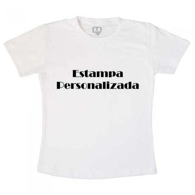 Camiseta Infantil De Algodão 