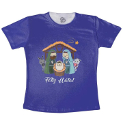 Camiseta Infantil Feliz Natal