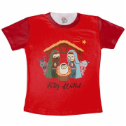 Camiseta Infantil Feliz Natal