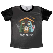 Camiseta Infantil Feliz Natal