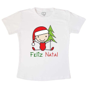 Camiseta Infantil Feliz Natal