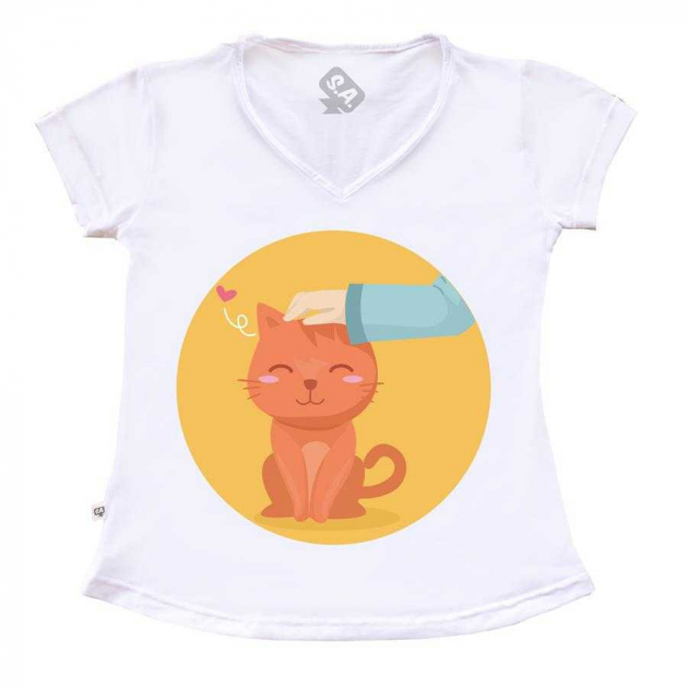 Camiseta Infantil - Gatinho