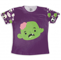 Camiseta Infantil Halloween Monstrinho 