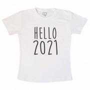 Camiseta Infantil Hello 2021