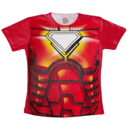 Camiseta Infantil Homem de Ferro