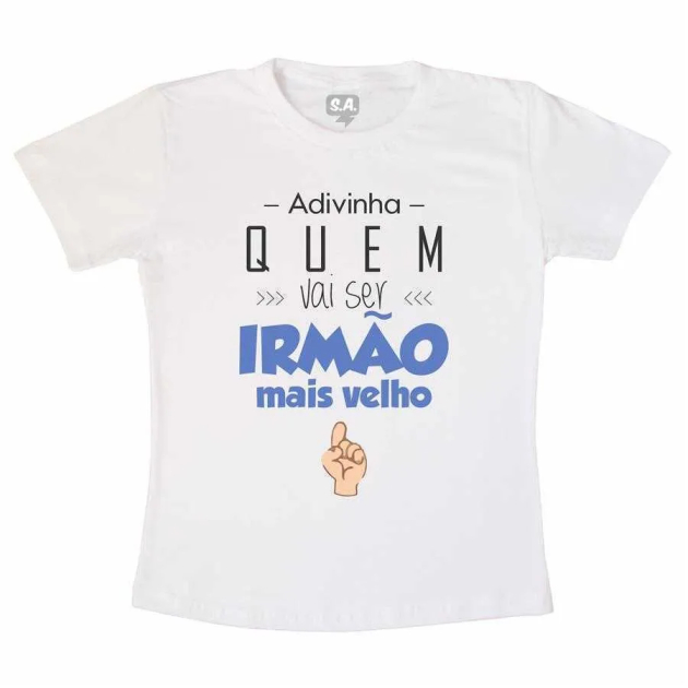 Camiseta Infantil Irmão Mais Velho