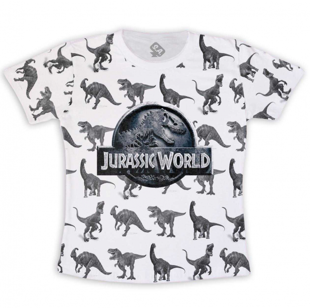 Camiseta Infantil Jurassic Park