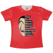 Camiseta Infantil La Casa De Papel