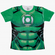 Camiseta Infantil Lanterna Verde 