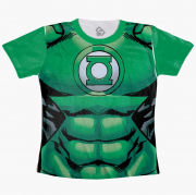 Camiseta Infantil Lanterna Verde 