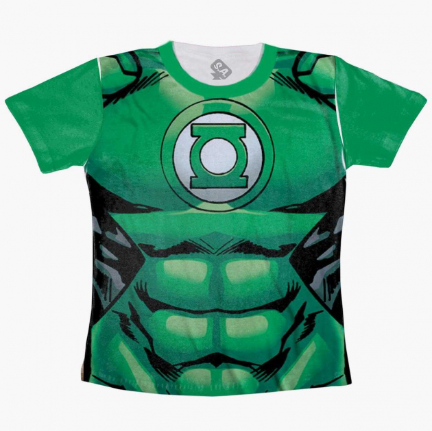 Camiseta Infantil Lanterna Verde 