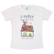 Camiseta Infantil Melhor Lugar do Mundo