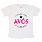 Camiseta Infantil  Melhores Avós