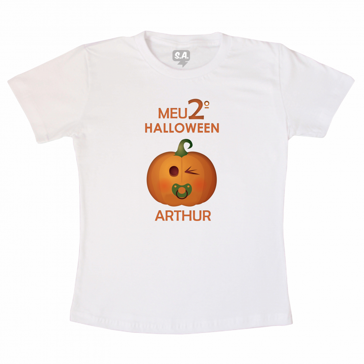 CAMISETA INFANTIL FILHO HALLOWEEN FANTASMA