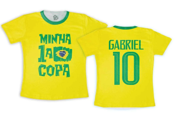 Camiseta Infantil Minha Copa 