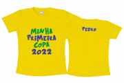 Camiseta Infantil Minha Primeira Copa