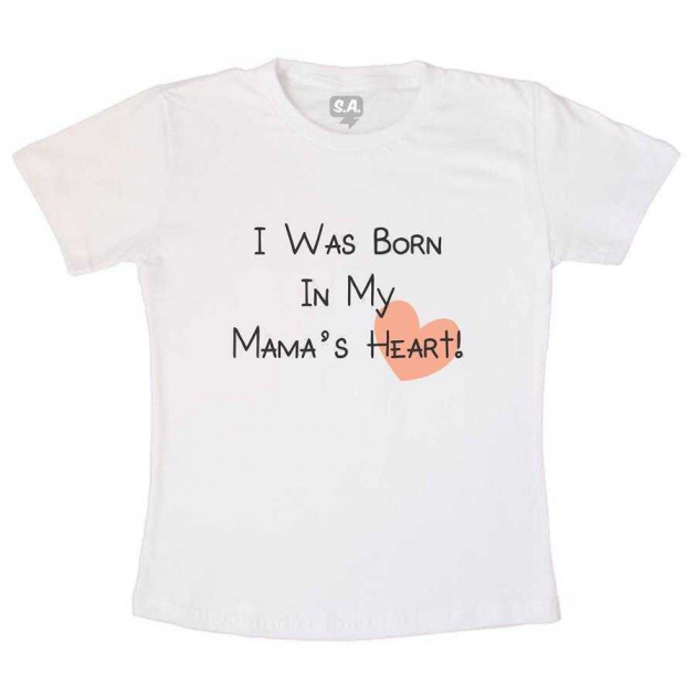Camiseta Infantil Nasci do Coração