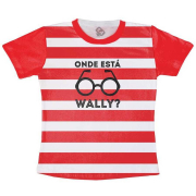 Camiseta Infantil Onde está Wally