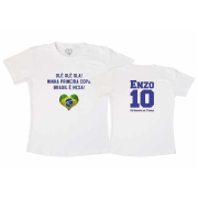 Camiseta Infantil Pé Quente