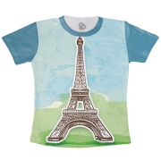 Camiseta infantil Paris