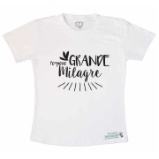 Camiseta Infantil Pequeno Grande Milagre